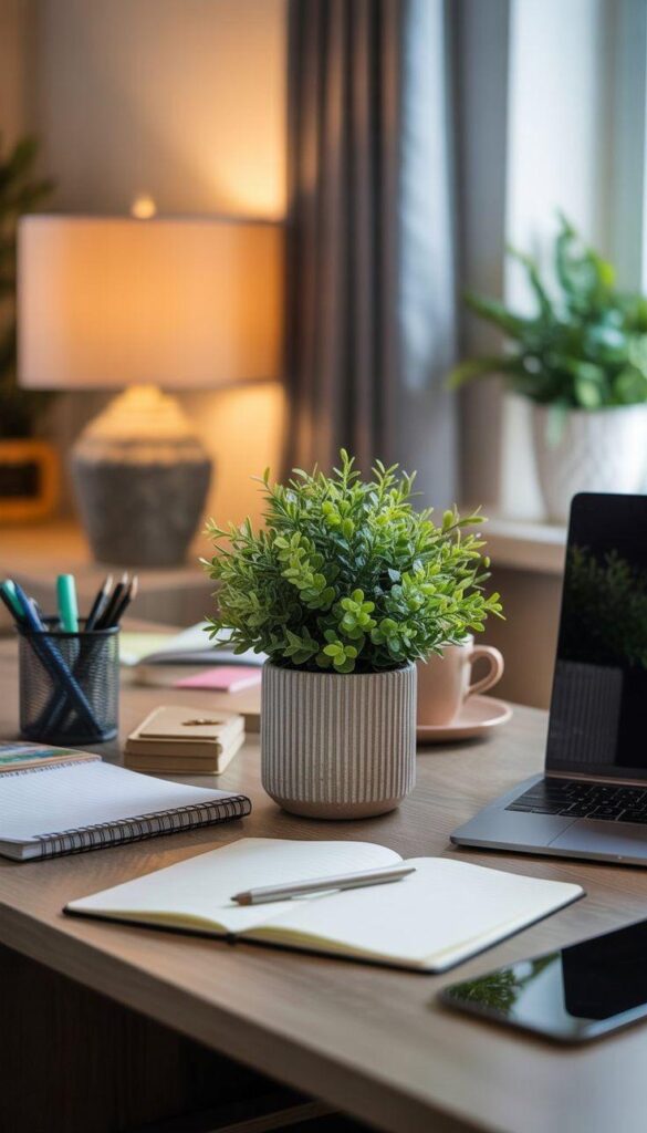 Productive office desk setup by the best digital marketer in Kerala